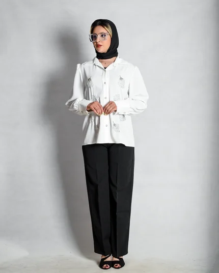 1001658 شومیز سفید 210 (2)
