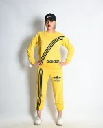 100295 ست بلوز شلوار دورس ادیداس فروشگاه الوود (2)