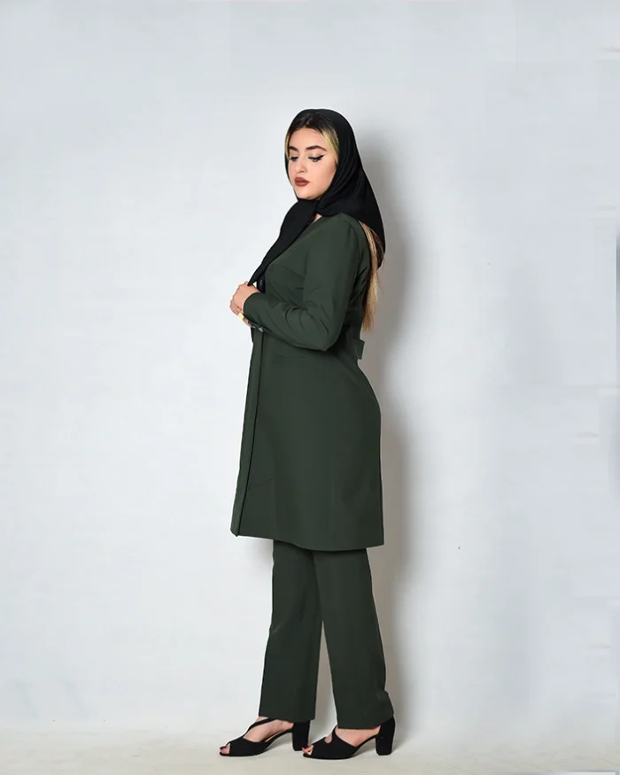 1001596 مانتو شلوار یقه گرد (2)